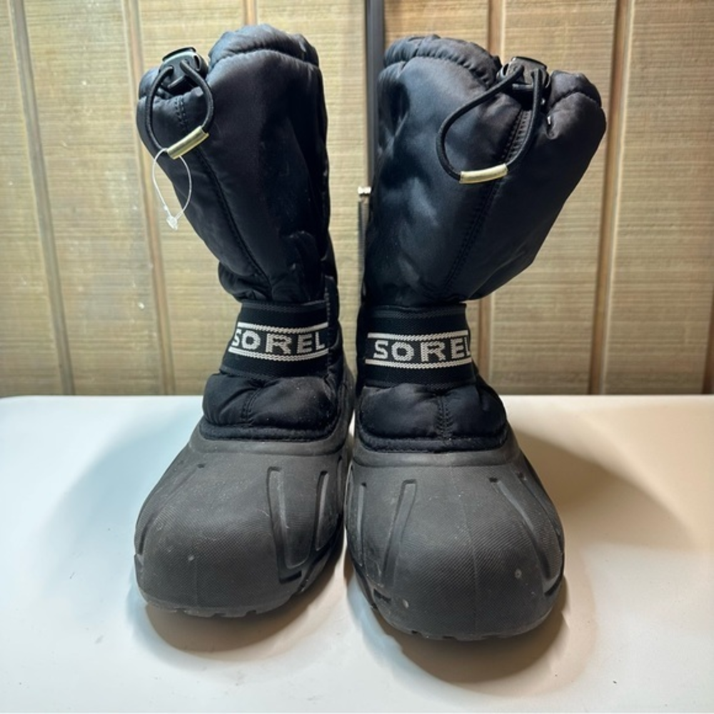 Sorel Men Winter Boots Felt‎ Liners 1831 Round Toe Waterproof Bungee Cord Size 5